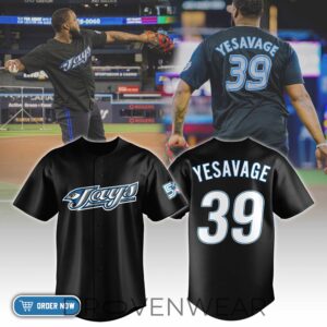 Trey Yesavage #39 Toronto Blue Jays Black Retro Baseball Jersey