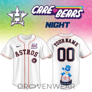Houston Astros Special Care Bears Night MLB Limited Edition Jersey Variant 2