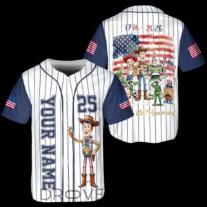 Toy Story Woody USA 250 Years Celebration Jersey