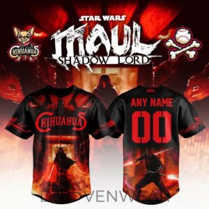 El Paso Chihuahuas Star Wars Nights 2026 Baseball Jersey Edition