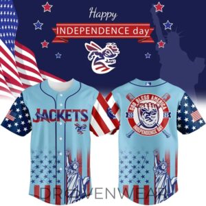 Augusta GreenJackets 2026 Independence Day Special Edition Baseball Jersey V2