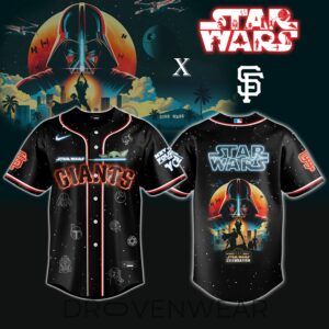 San Francisco Giants MLB x Darth Vader Star Wars Grogu Jersey Limited Edition