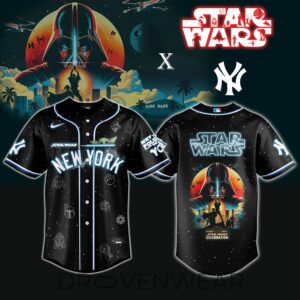 New York Yankees MLB x Darth Vader Star Wars Grogu Jersey Limited Edition