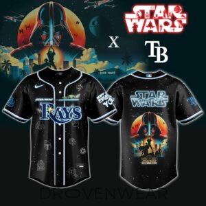 Tampa Bay Rays MLB x Darth Vader Star Wars Grogu Jersey Limited Edition