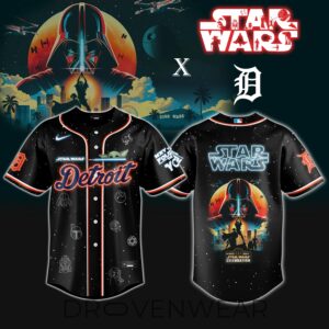 Detroit Tigers MLB x Darth Vader Star Wars Grogu Jersey Limited Edition
