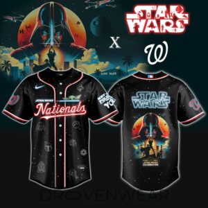 Washington Nationals  MLB x Darth Vader Star Wars Grogu Jersey Limited Edition