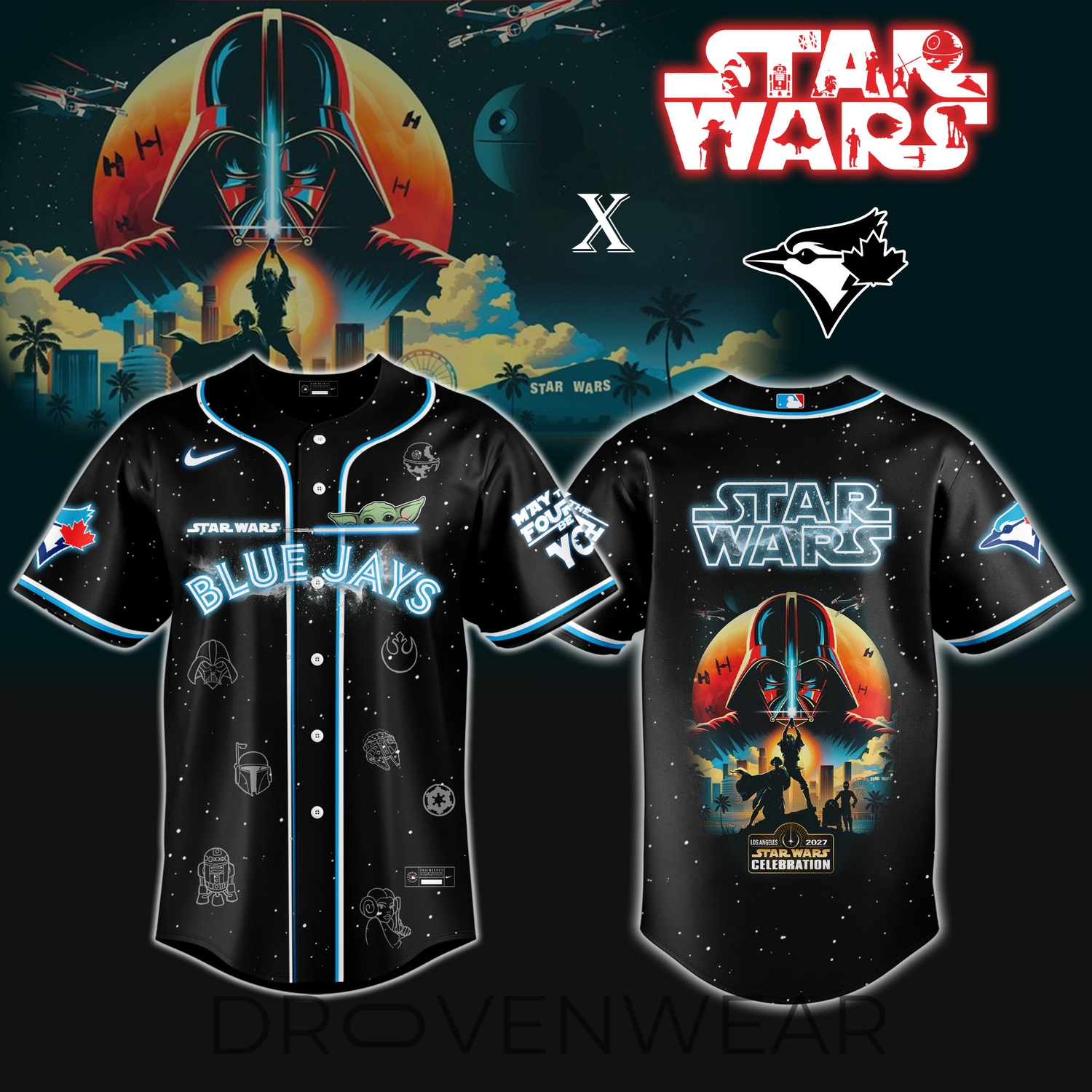 Toronto Blue Jays x Star Wars Grogu Jersey Limited Edition Toronto Blue Jays x Star Wars Grogu Jersey Limited Edition
