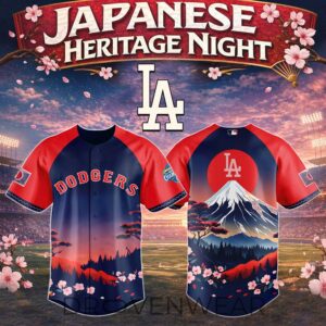 Los Angeles Dodgers Japanese Heritage Night Jersey Limited Edition
