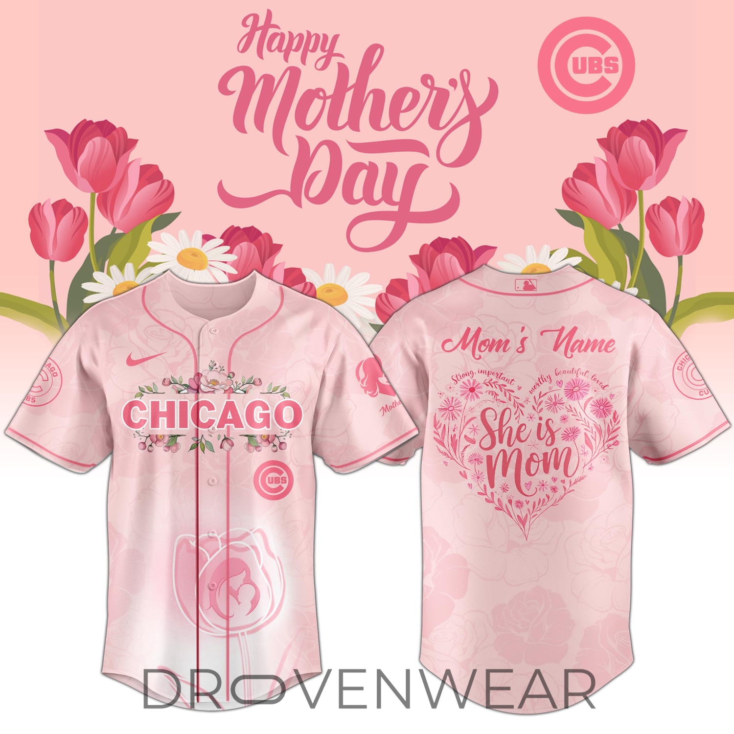 Chicago Cubs Happy Mother’s Day 2026 Jersey Personalization Limited Edition + Selling Out Fast Chicago Cubs Happy Mother’s Day 2026 Jersey Personalization Limited Edition + Selling Out Fast