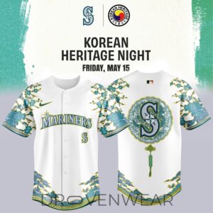 Korean Heritage Night x Seattle Mariners  Mlb 2026 Edition Jersey