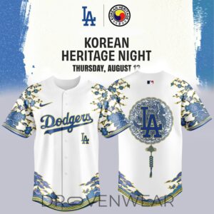 Korean Heritage Night x Los Angeles Dodgers Mlb 2026 Edition Jersey