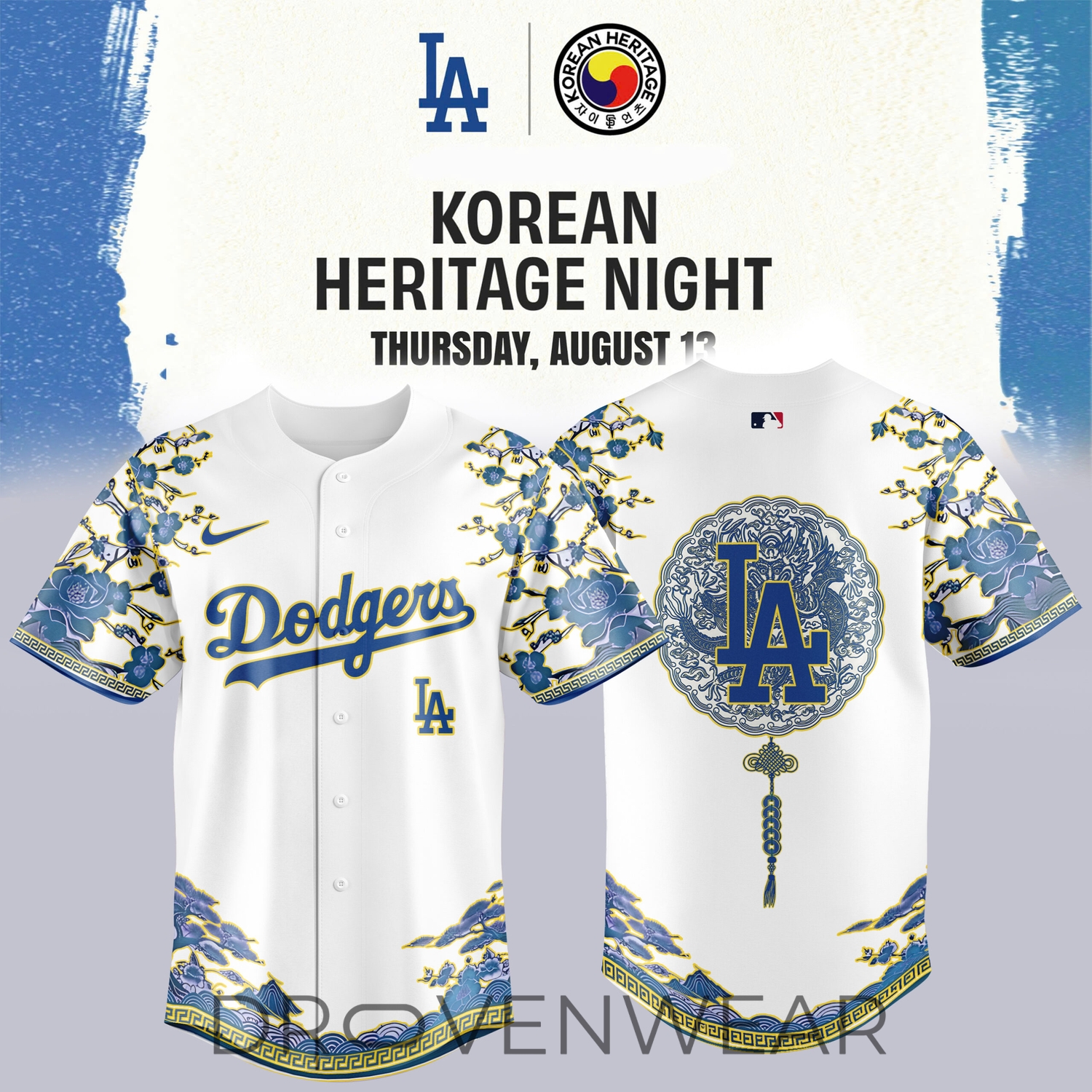 Korean Heritage Night x Los Angeles Dodgers Mlb 2026 Edition Jersey Korean Heritage Night x Los Angeles Dodgers Mlb 2026 Edition Jersey