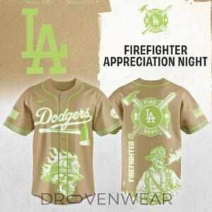 Los Angeles Dodgers Firefighter Appreciation Night 2026 Limited Edition Jersey