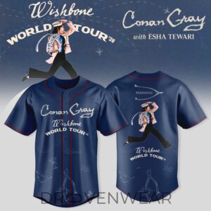 Conan Gray: Wishbone World Tour 2026 Limited Baseball Jersey