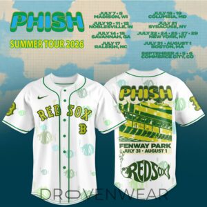 Boston Red Sox x Phish Summer Tour 2026 MLB Fan Collaboration Jersey