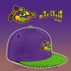 Biloxi King Cakes Mardi Gras 2026 Celebration Night Themed Baseball Jersey 3.jpg