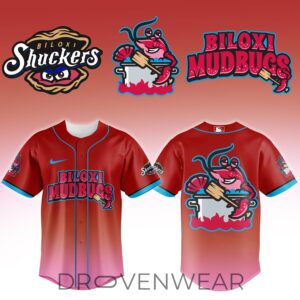 Biloxi Shuckers x Biloxi Mudbugs 2026 Crossover Baseball Jersey Fan Gear 1 Biloxi Shuckers x Biloxi Mudbugs 2026 Crossover Baseball Jersey Fan Gear 2.jpg