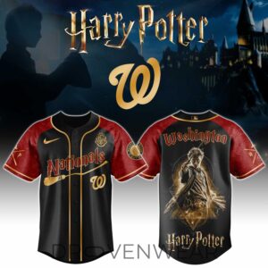 Washington Nationals MLB x Harry Potter Night Heritage Baseball Jersey