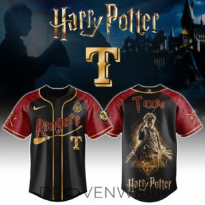 Texas Rangers MLB x Harry Potter Night Heritage Baseball Jersey