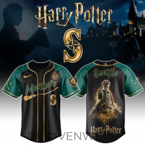 Seattle Mariners MLB x Harry Potter Night Heritage Baseball Jersey