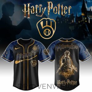 Milwaukee Brewers MLB x Harry Potter Night Heritage Baseball Jersey