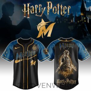 Miami Marlins MLB x Harry Potter Night Heritage Baseball Jersey