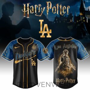 Los Angeles Dodgers MLB x Harry Potter Night Heritage Baseball Jersey