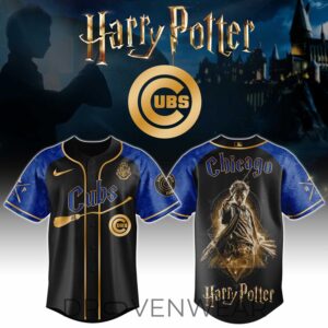 Chicago Cubs MLB x Harry Potter Night Heritage Baseball Jersey