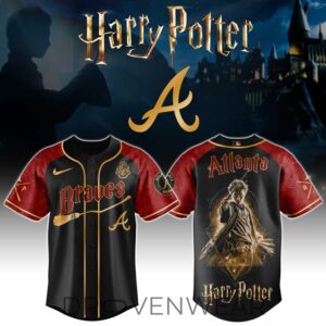 Atlanta Braves MLB x Harry Potter Night Heritage Baseball Jersey