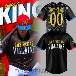 Las Vegas Aviators x Las Vegas Villains 2026 Night Personalized Baseball Jersey