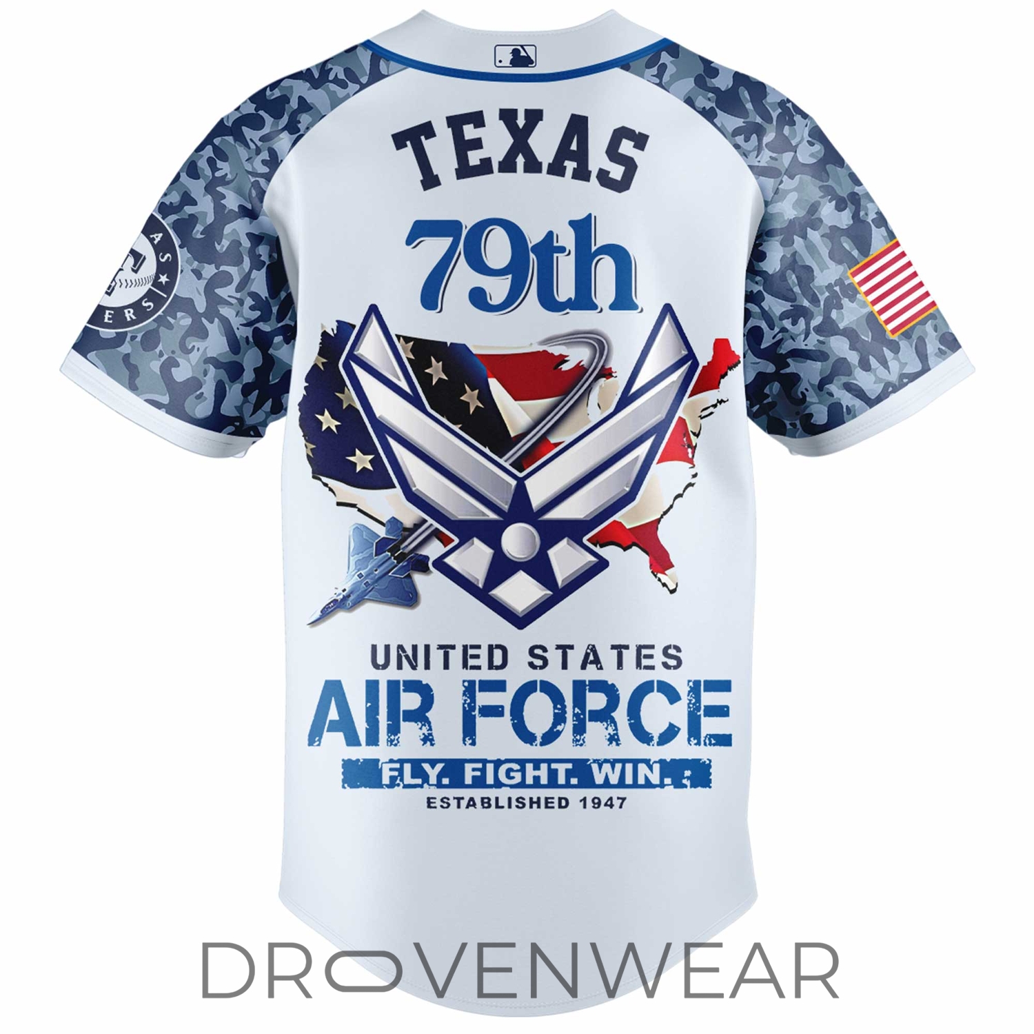 Texas Rangers x US Air Force 79th Anniversary Jersey Texas Rangers x US Air Force 79th Anniversary Jersey