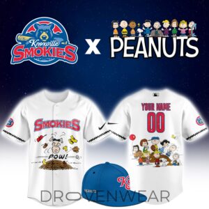 Knoxville Smokies Peanuts Night 2026 Limited Jersey