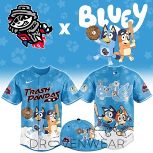 Rocket City Trash Pandas Bluey Night Limited Blue Jersey