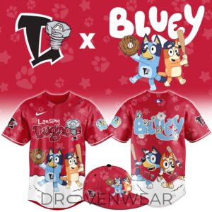 Lansing Lugnuts Bluey Night Game Limited Jersey