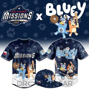 San Antonio Missions Bluey Night Limited Jersey