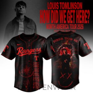 Texas Rangers x Louis Tomlinson – How Did We Get Here? 2026 North America Tour Exclusive Jersey
