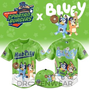 Hub City Spartanburgers Bluey Night Game Limited Jersey