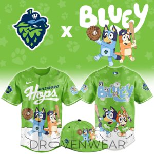 Hillsboro Hops Bluey Night Game Limited Jersey