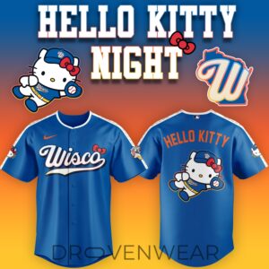 Special New Edition Milwaukee Brewers New City Connect x Hello Kitty Jersey