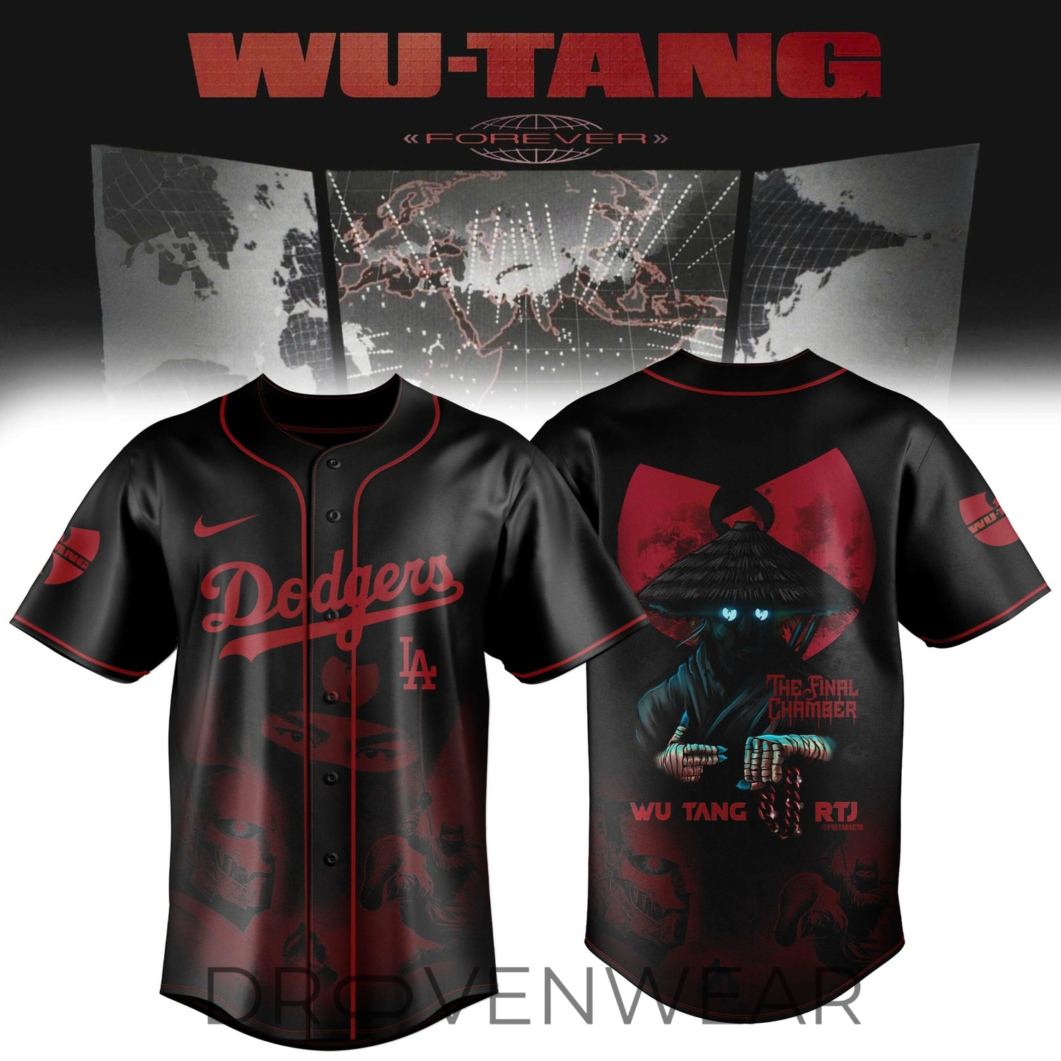 Los Angeles Dodgers x Wu-Tang Forever The Final Chamber Jersey Ver2 Los Angeles Dodgers x Wu-Tang Forever The Final Chamber Jersey Ver2