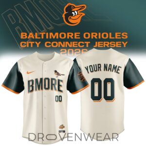 Baltimore Orioles New City Connect Custom Jersey 2026