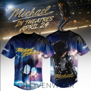 Michael Jackson Exclusive 3D Baseball Jersey – Special Movie Edition