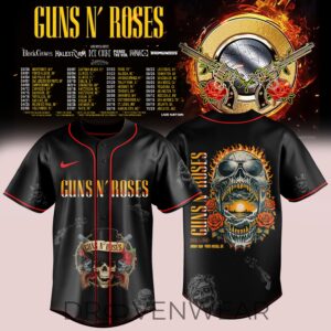 Guns N’ Roses 2026 Tour Black Jersey Is Here – Limited Edition