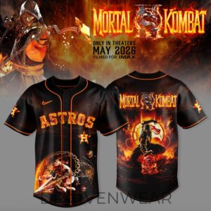 Houston Astros MLB x Mortal Kombat II 2026 Scorpion Limited Jersey