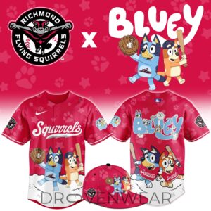 Richmond Flying Squirrels Bluey Night Limited Jersey