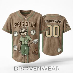 Priscilla Zootopia Baseball Jersey