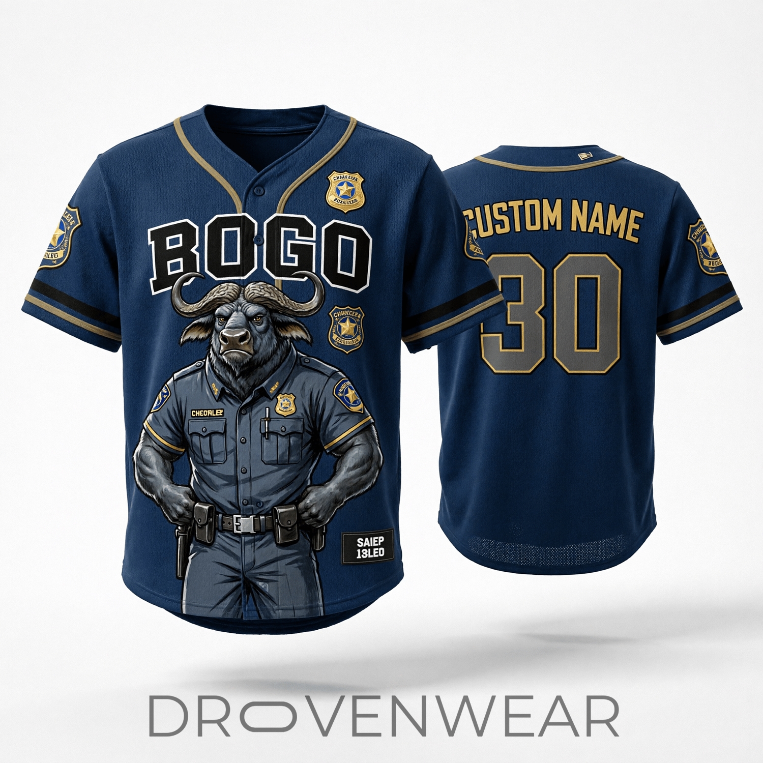 Chief Bogo Zootopia Baseball Jersey Chief Bogo Zootopia Baseball Jersey