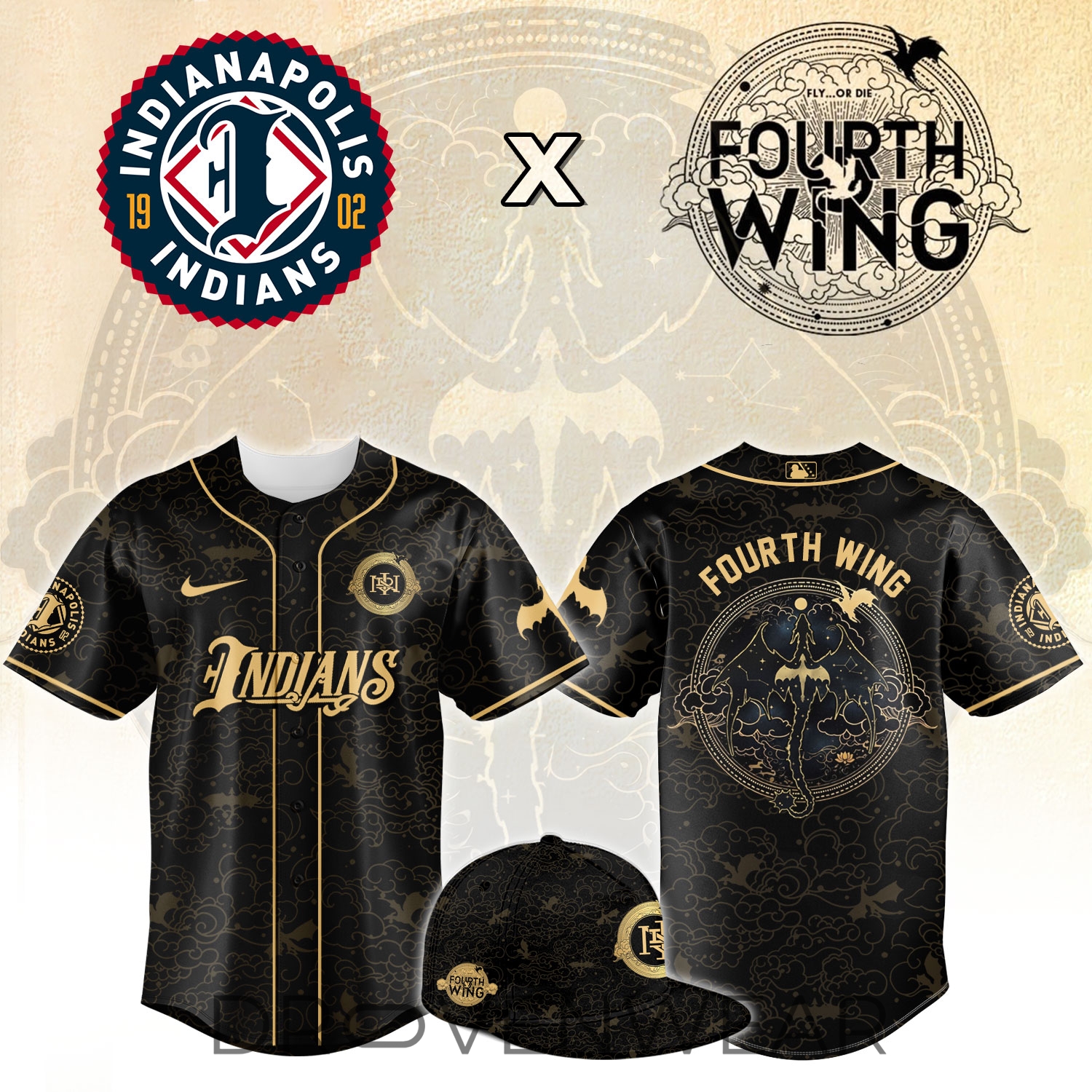 Indianapolis Indians x Fourth Wing Night Limited Jersey Indianapolis Indians x Fourth Wing Night Limited Jersey