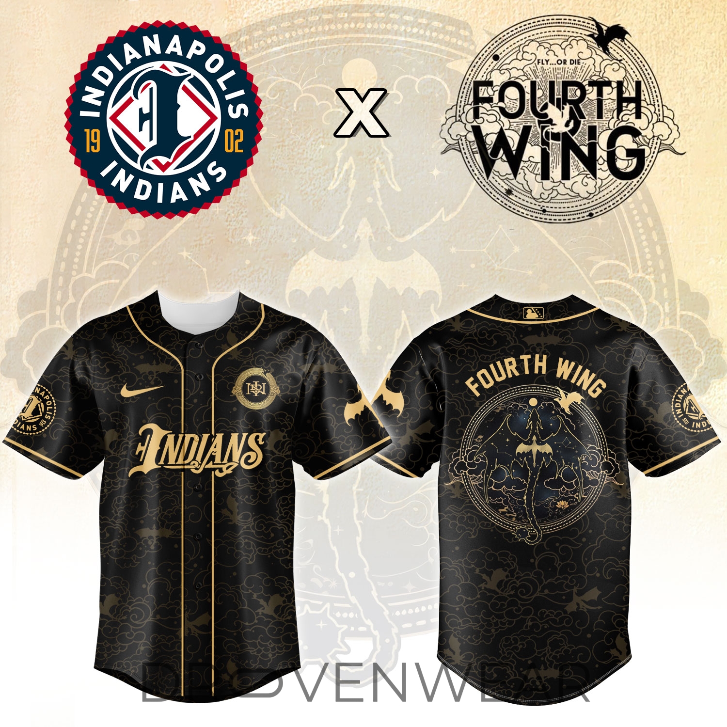 Indianapolis Indians x Fourth Wing Night Limited Jersey Indianapolis Indians x Fourth Wing Night Limited Jersey