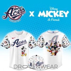 Reno Aces Mickey Mouse Theme Night Baseball Jersey